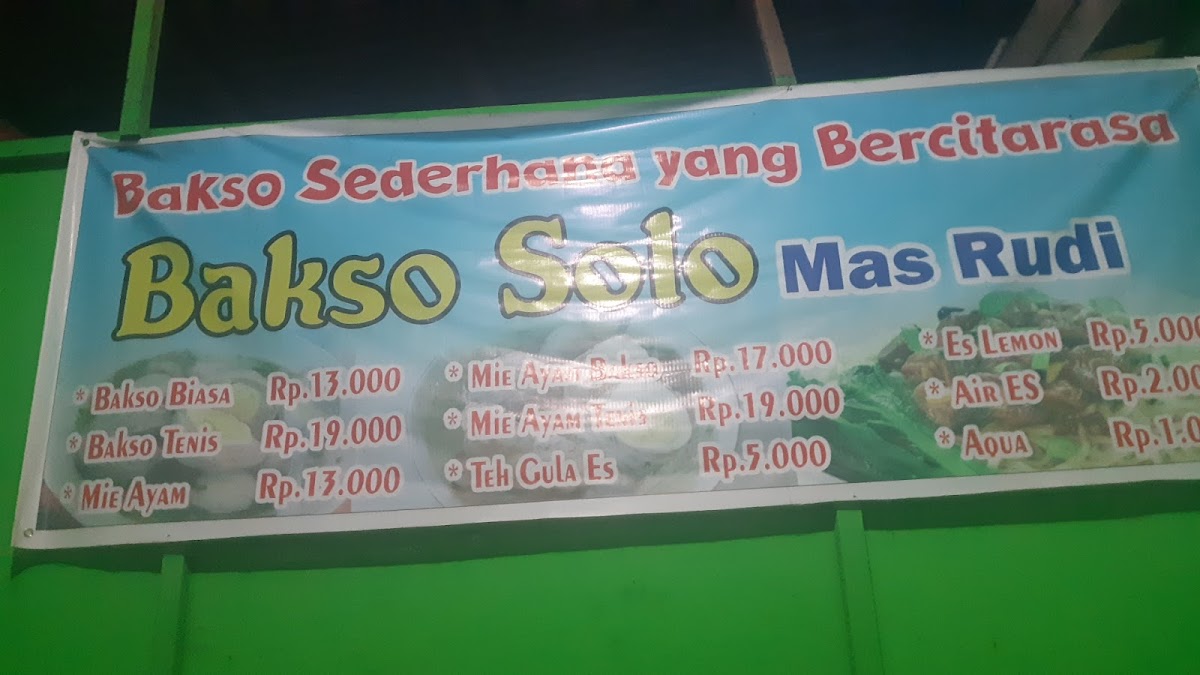 Menu Bakso Solo Mas Rudi-4